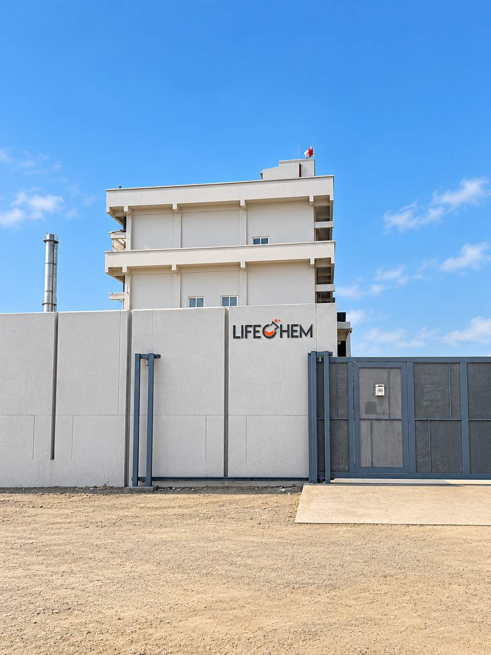 Front of the Lifechem Pharma site