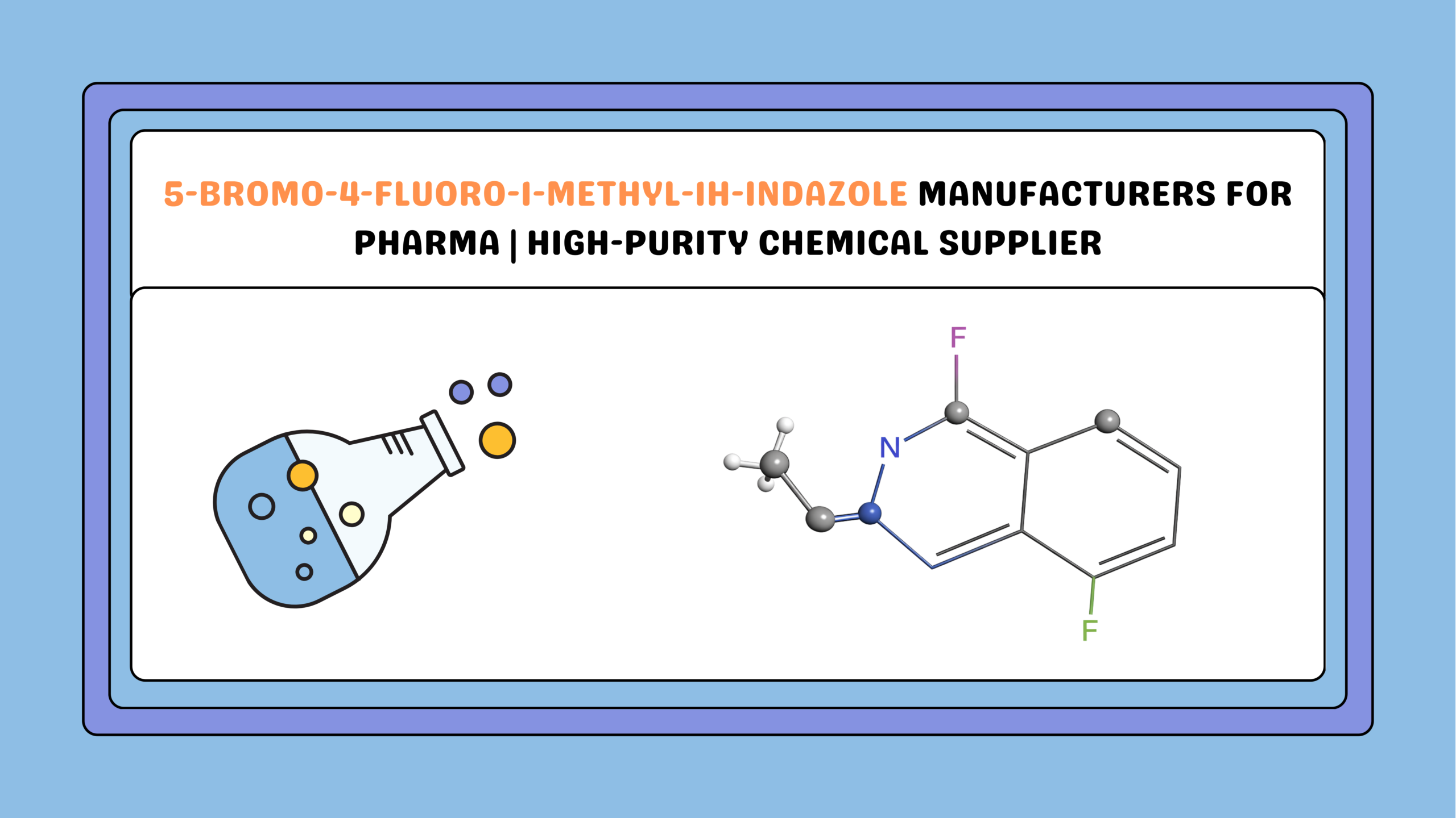 5-Bromo-4-Fluoro-1-Methyl-1H-Indazole Manufacturers for Pharma | High-Purity Chemical Supplier 5-Bromo-4-fluoro-1-methyl-1h-indazole
