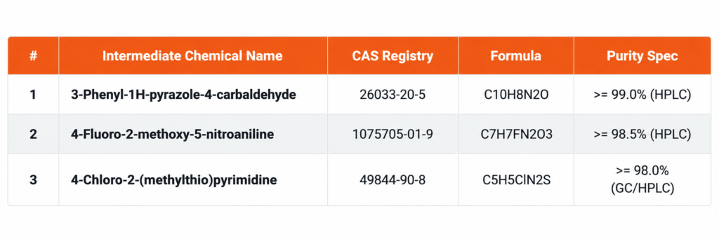 Lazertinib Intermediate Manufacturer & Supplier: Europe & UK Lazertinib Intermediate